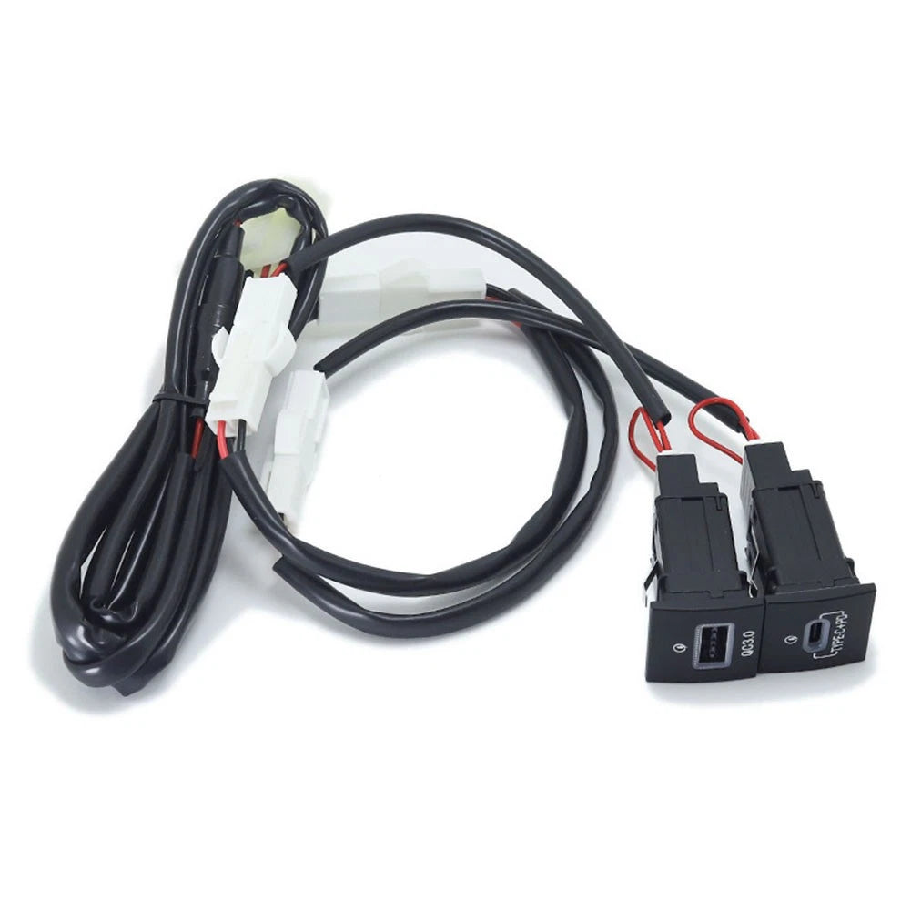 LED USB Port Hub Charger for Volkswagen Golf R Line MK5 MK6 (2006–2014)