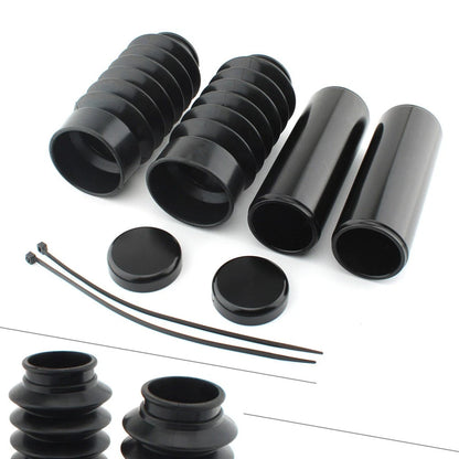 Front Fork Cover Tube Cap Kit Protector For Harley-Davidson Street Bob 2018-2024