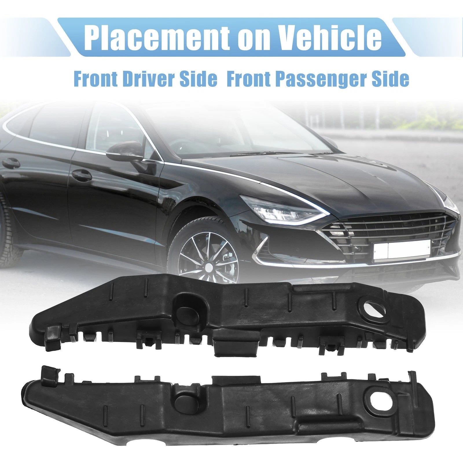 Pair Front Bumper Brackets for Hyundai (86514C2000)