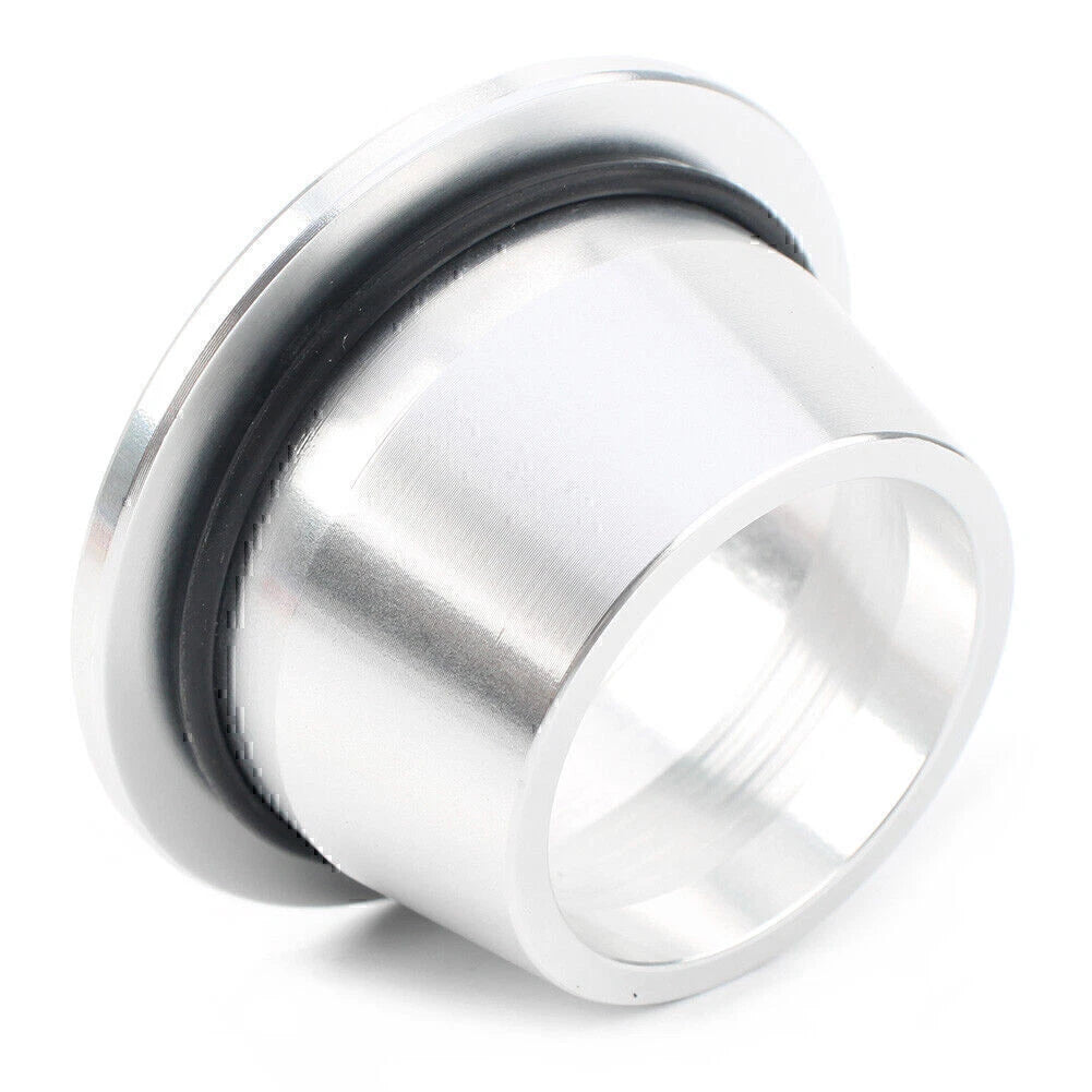 CNC Exhaust Pipe Silver Cover Ring Cap Tip For Yamaha TMAX530 T-MAX 500 2017-18