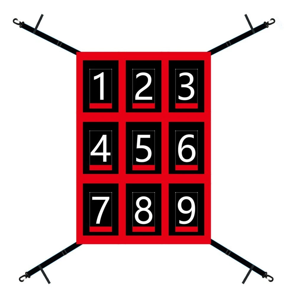 Baseball Training Target Adjustable Tool for Flexible Installation