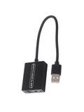 USB Audio Converter for Gaming Computers and Speakers (3.5mm, Optical)
