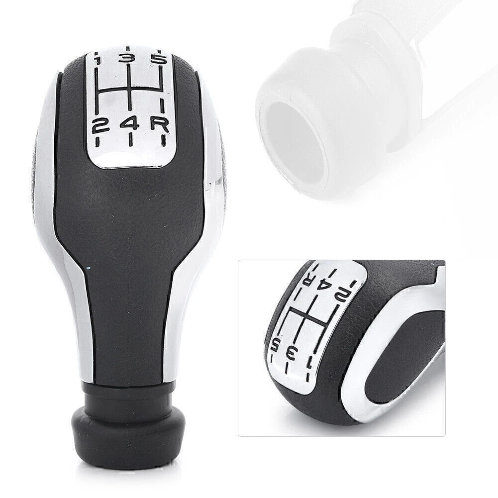 5 Speed Chrome Gear Shift Knob for Peugeot 106 206 206CC 207 307 407 (1991–2014)