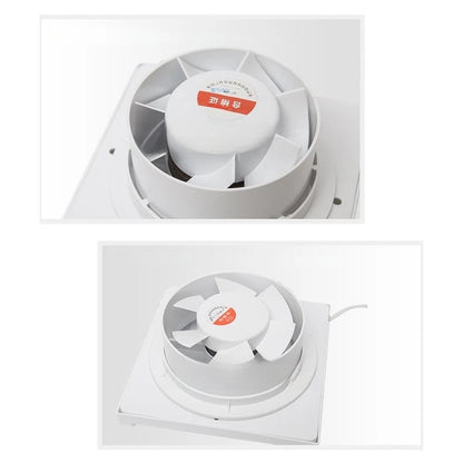 4 Inch Silent Waterproof Bathroom Exhaust Fan Wall Mounted Ventilation