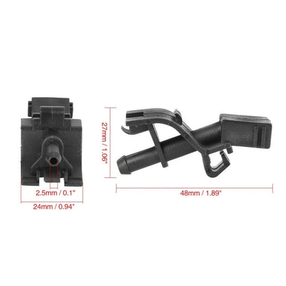 2Pcs Front Windshield Washer Nozzle Jet for Toyota 4Runner, Corolla, Highlander