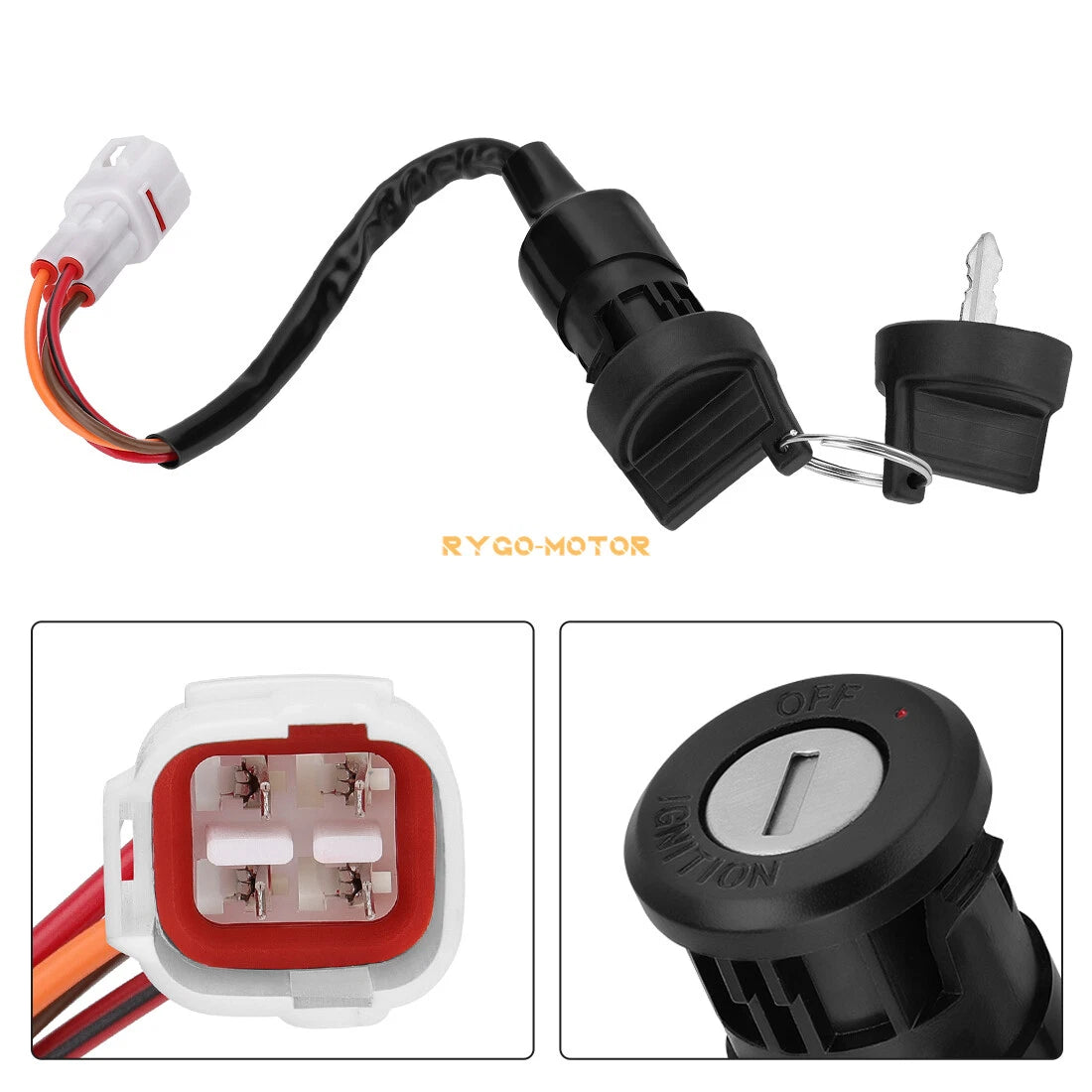 Ignition Key Switch for Yamaha YFM300G Grizzly 300 (2012–2013) 1SC-H2510-00-00