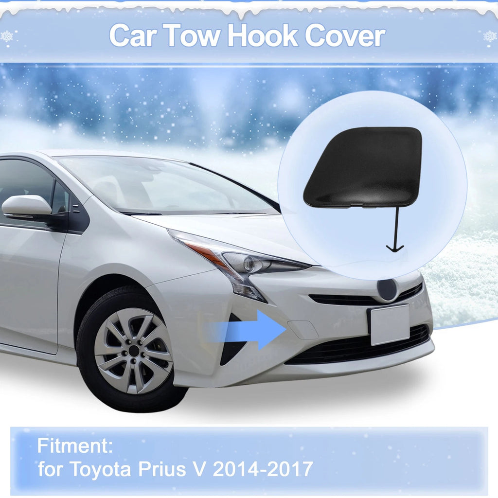 Front Right Tow Hook Cover Cap Replacement for Toyota Prius V (2014–2017)