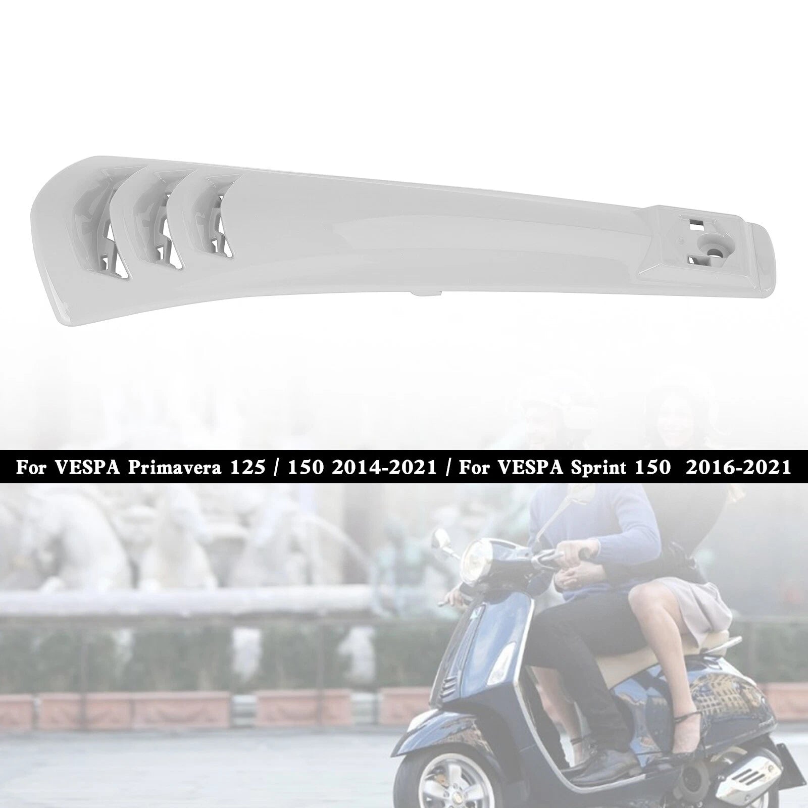 Steering Horn Cover for Vespa Sprint Primavera 125/150 (2014–2021) White AT9