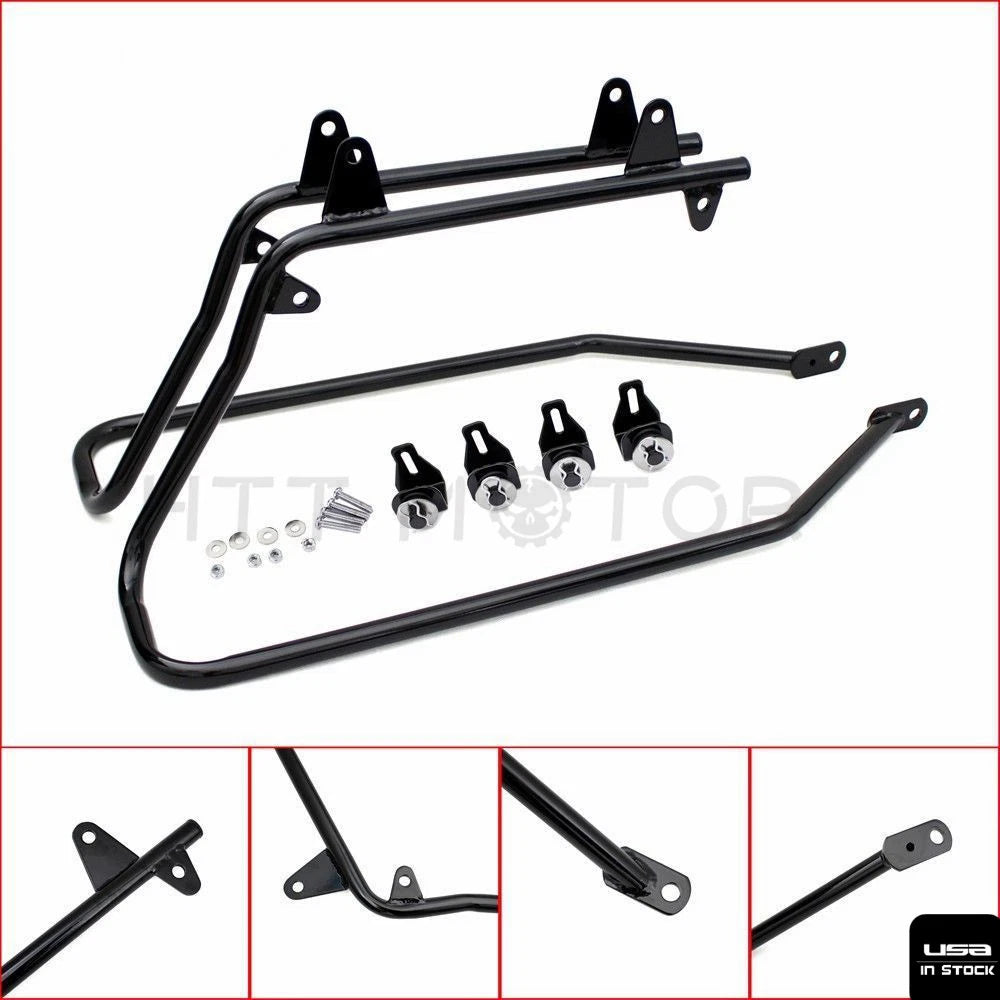 Saddlebag Conversion Bracket Kit for Harley Softail (1986–2013)