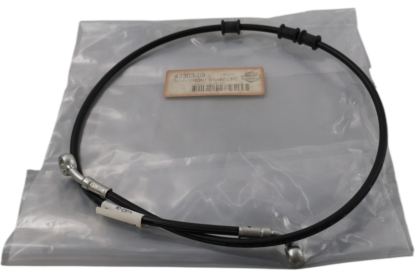 OEM Front Brake Line Braided for Harley-Davidson Softail (2008–2011)