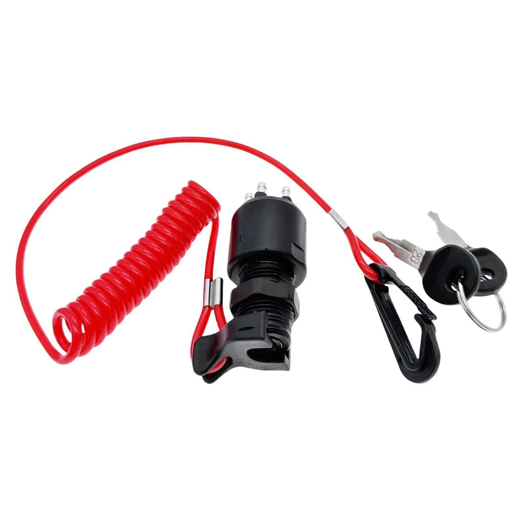 Ignition Switch Key w/Lanyard for Johnson OMC Evinrude 1996-Up 5005801