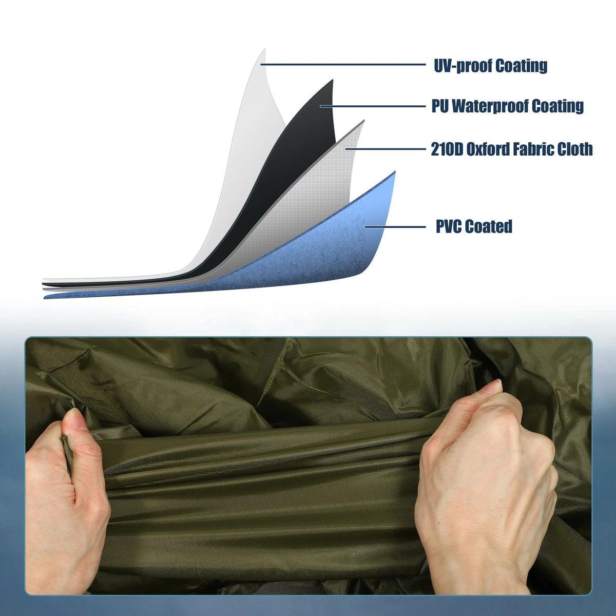 UTV Cover Waterproof for Can-Am Maverick Max X3 (2017–2023) Army Green