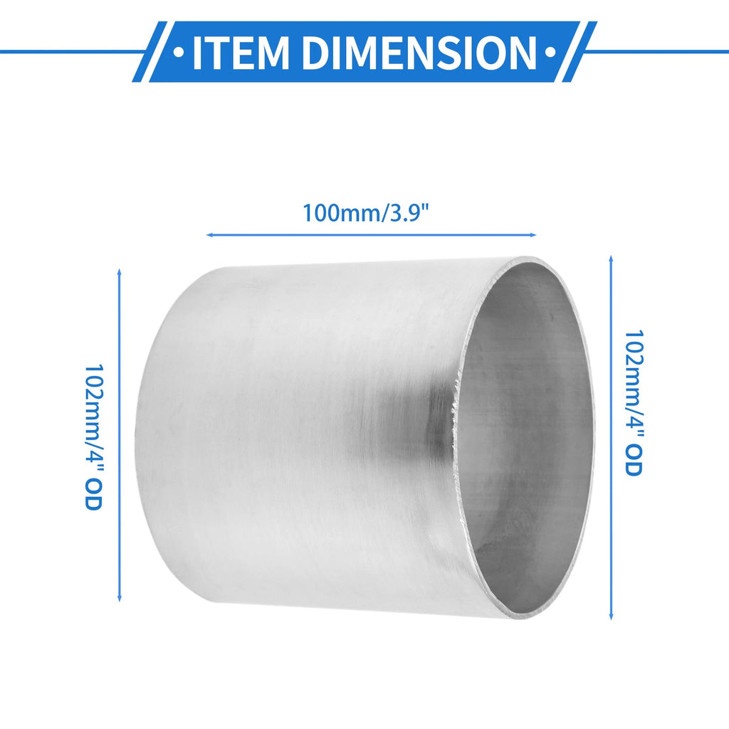 4" OD Straight Aluminum Intercooler Pipe for Universal Applications (100mm)