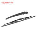 Rear Windshield Wiper Blade Arm Set 18 Inch for BMW 5 Series E39 (1995–2003)