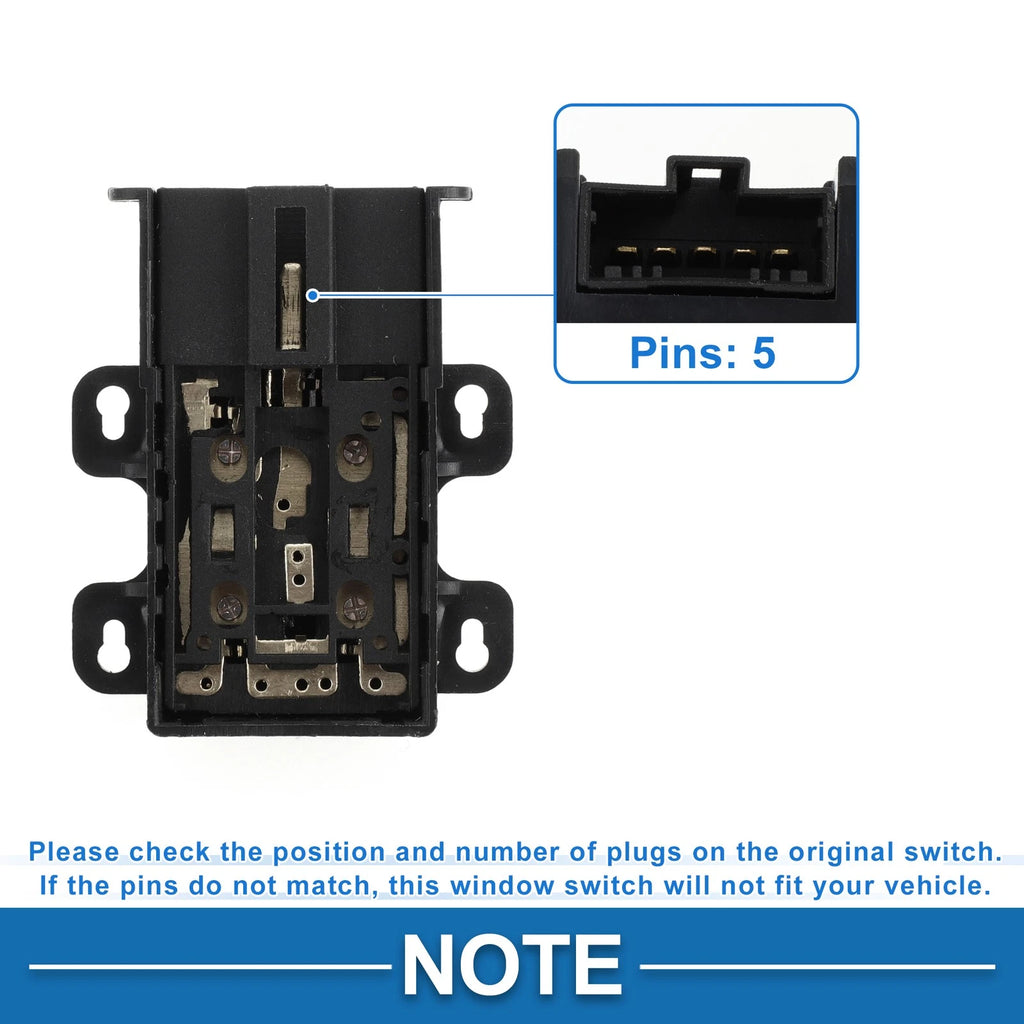 Rear Passenger Side Power Window Switch for Honda Element (2003–2011)