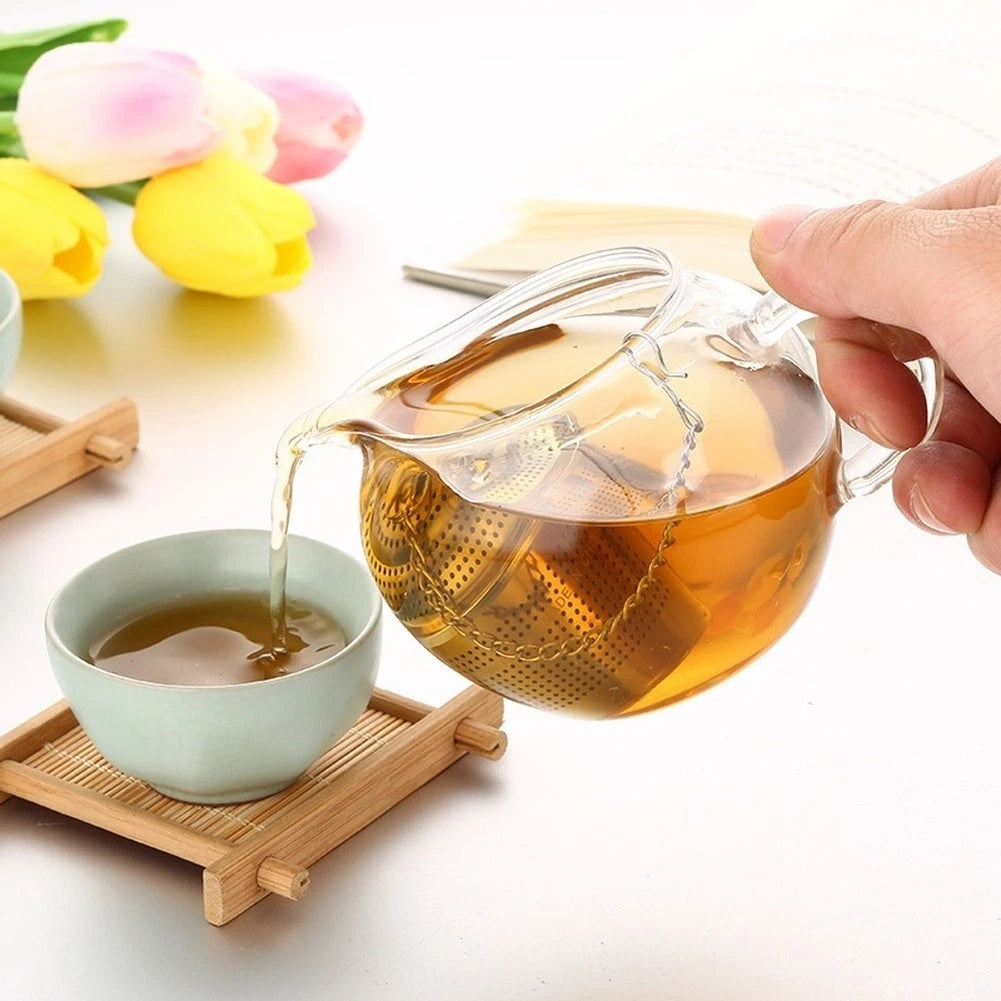 304 Stainless Steel Tea Infuser Ball with Hook for Coffee, Soup, Spices