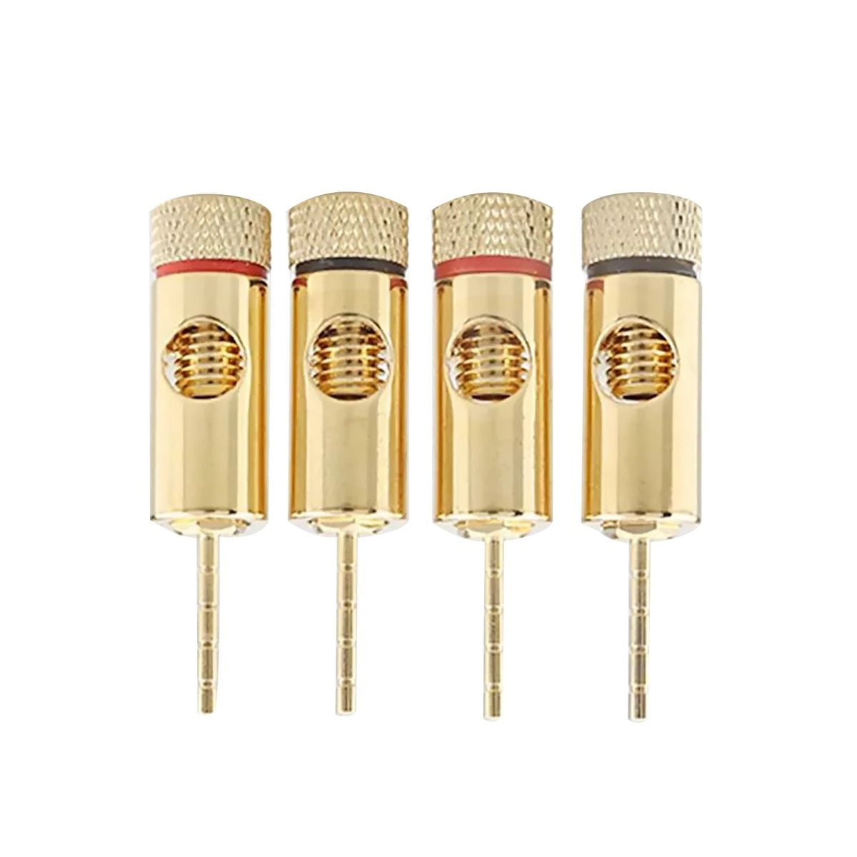 2X Banana Plug Connector Adapter for Speaker Audio Cable (HiFi)