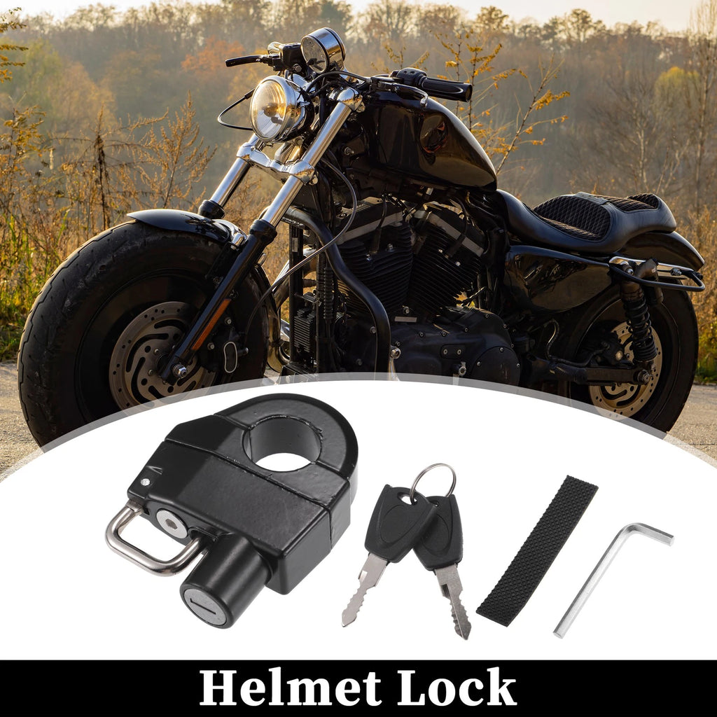 Bike Helmet Lock Cable Set for Universal Mini Motorcycle and Bicycle (Universal)