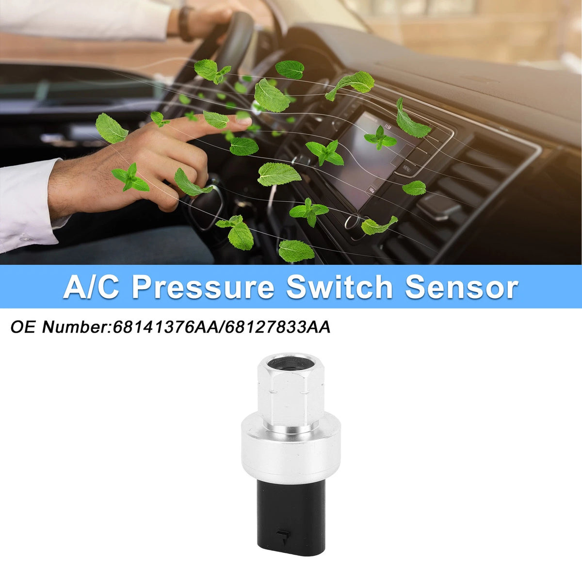 A/C Pressure Switch Sensor for Chrysler 200 (2012–2017) No. 68141376AA