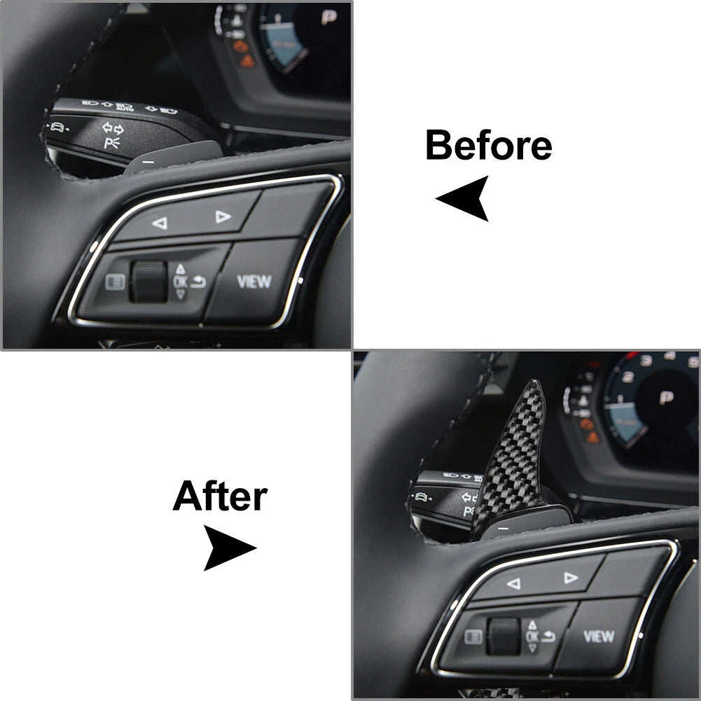 Steering Wheel Shift Paddle Extension for Audi A3 A4 A5 A7 Q3 Q7 S4 S5 S8