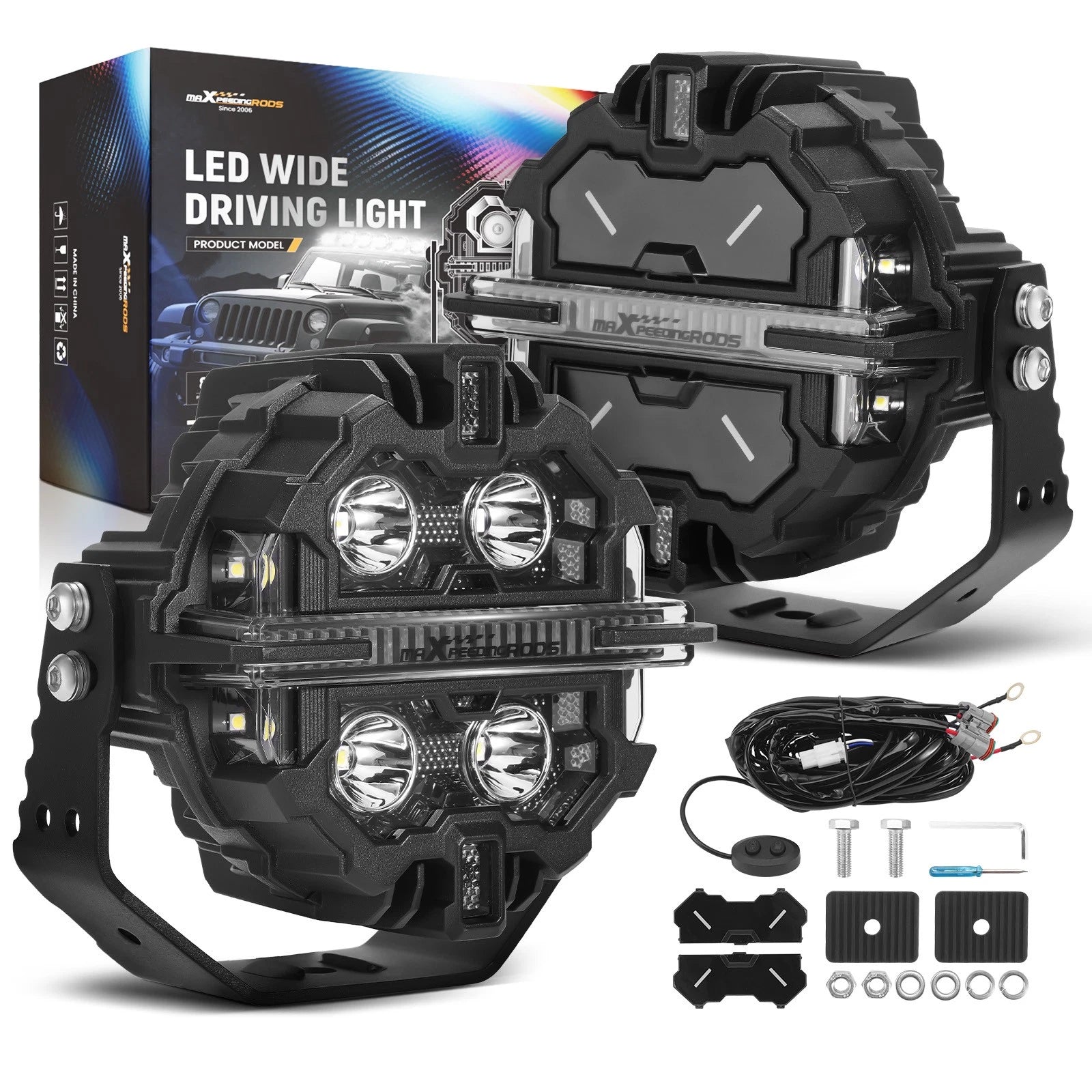 5" 212W LED Work Light Bar for Universal Vehicles (2010–2023)