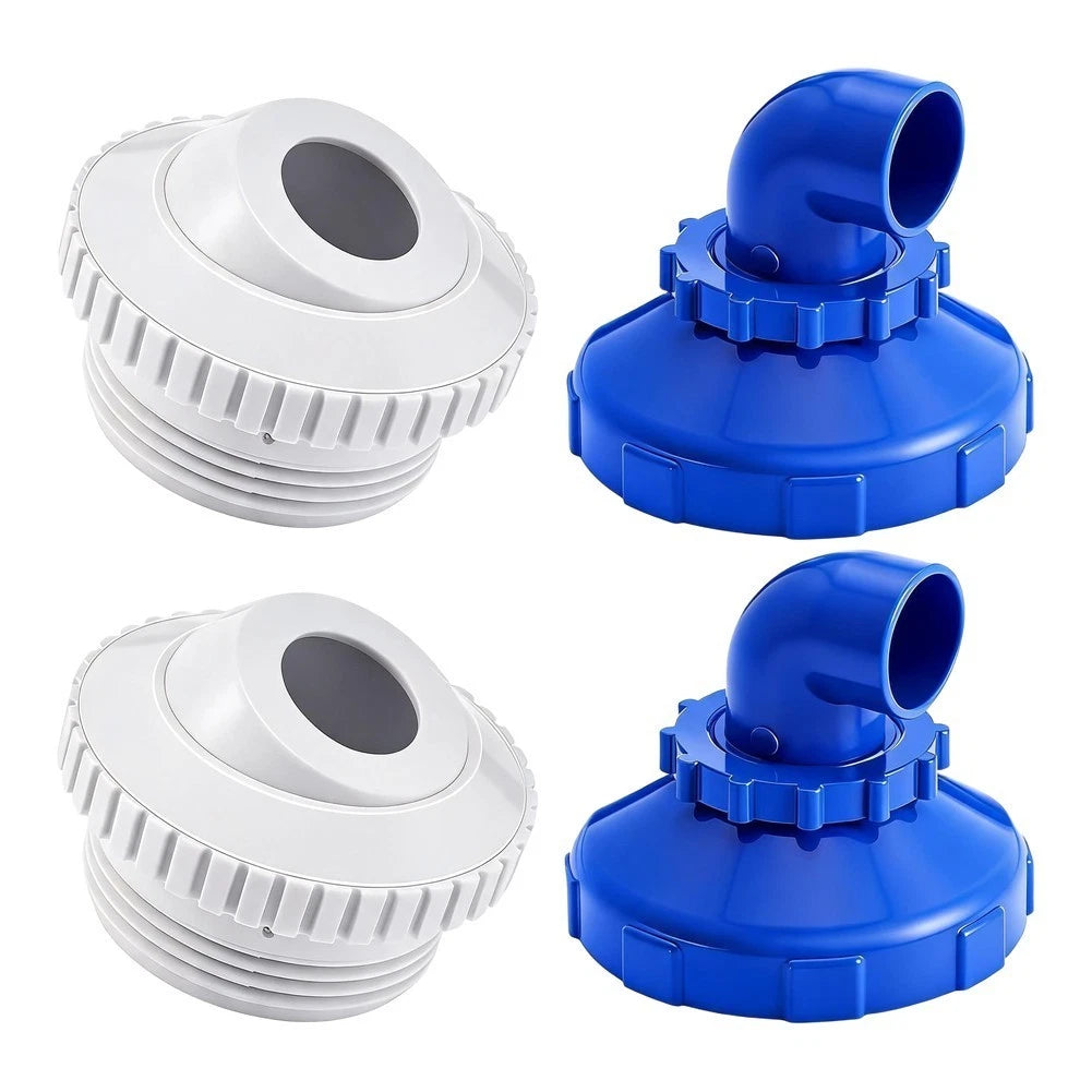 Set of 4 Pool Return Jet Nozzles for Intex Pools (3/4 Inch Opening)