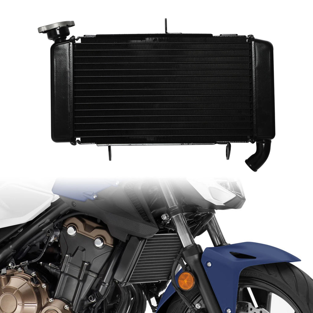 Black Radiator Cooler for Honda CB500F (2019–2021)