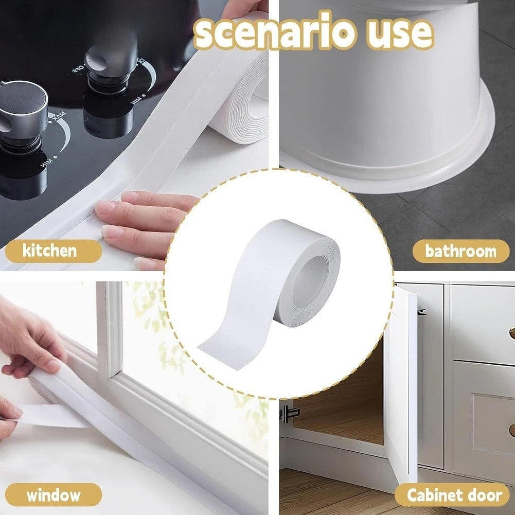 Waterproof Bathroom Cabinet Protector with Self-Adhesive Backing