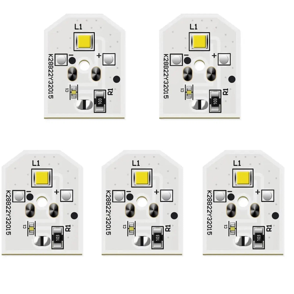 5PCS LED Light Board for GE Refrigerator GFE26GGHCBB