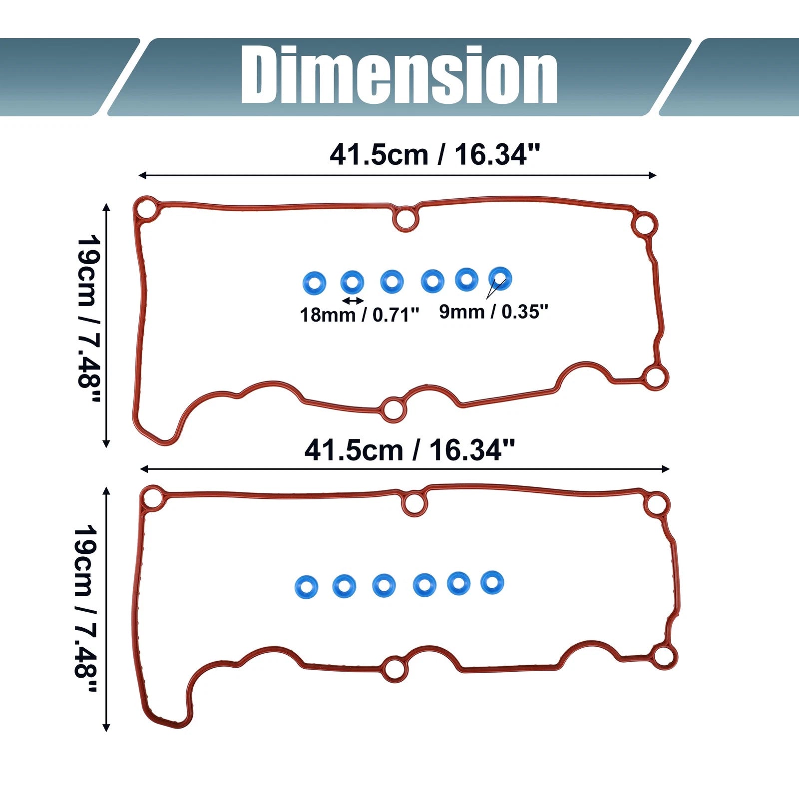 Valve Cover Gasket Grommets Set Replacement Fit for Ford Ranger 4.0L (2000–2011)