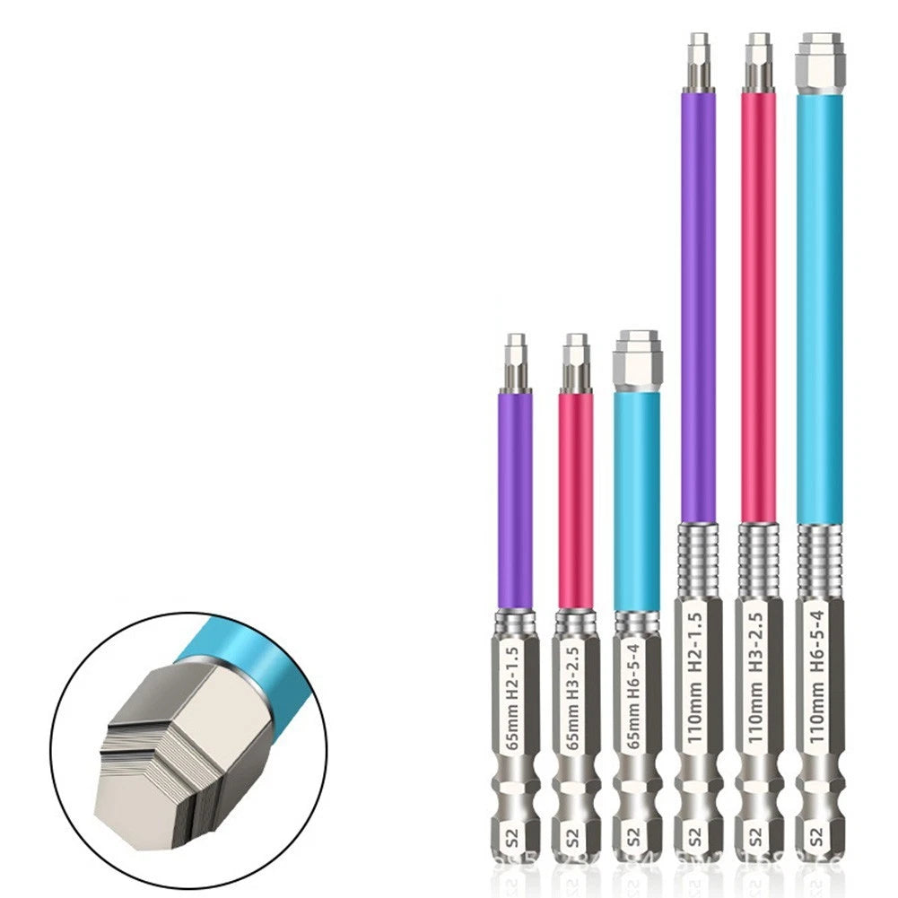6pc Electric Screwdriver Bits Set for