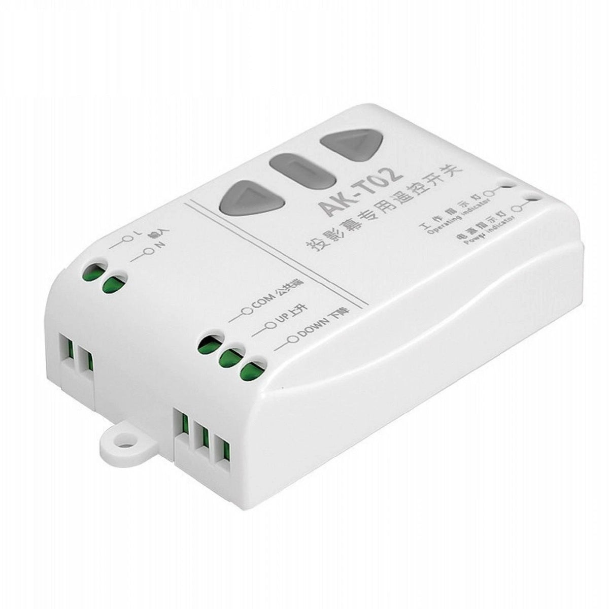 433MHz RF Wireless Remote Control Switch for Projection Screen (AC 85-250V)