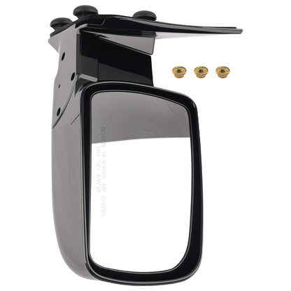 Right Door Mirror for Chevy C1500 (1988–2000) GM1321123 Non-Heated Black