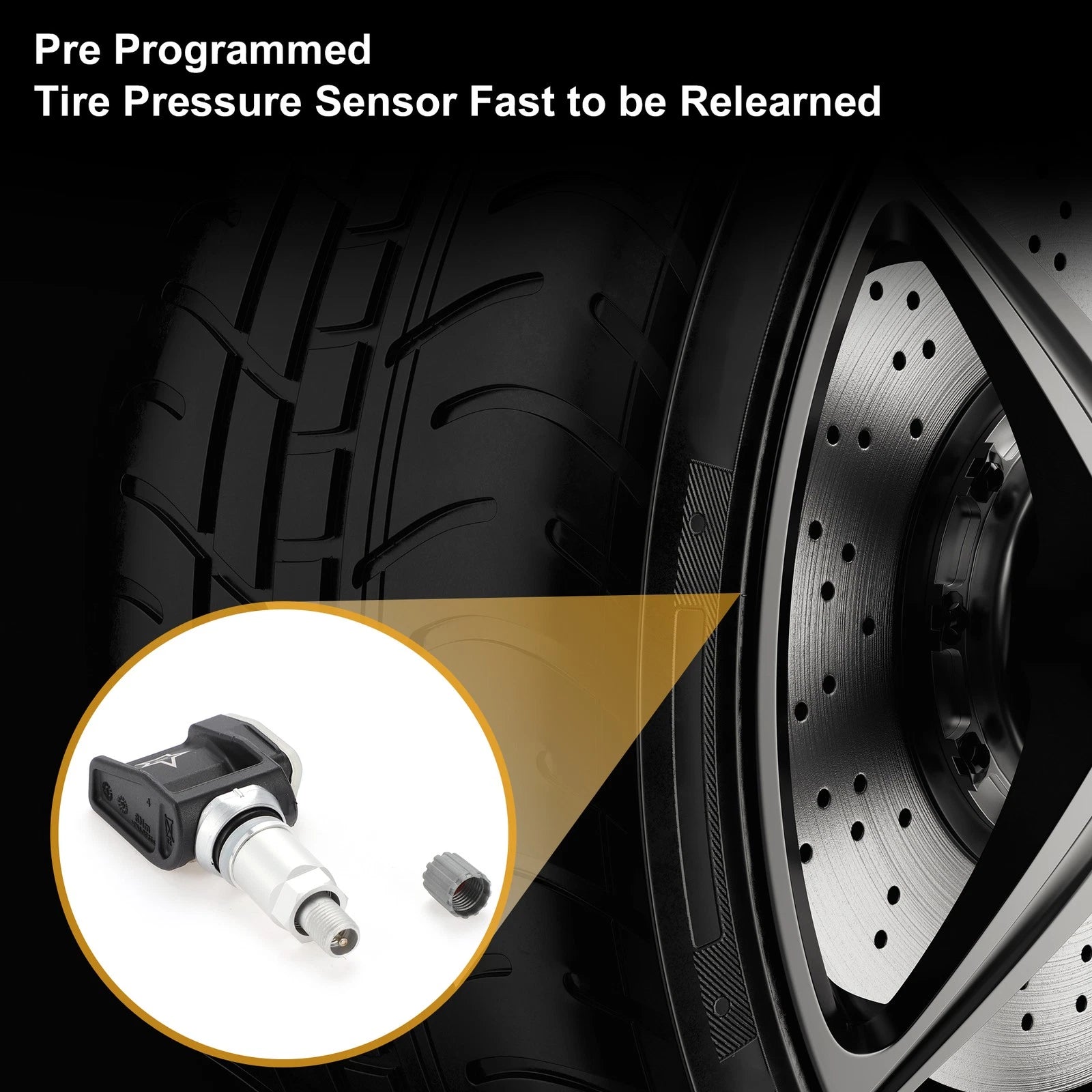 Tire Pressure Sensor Replacement for BMW 530e (2018–2021) TPMS 433MHz