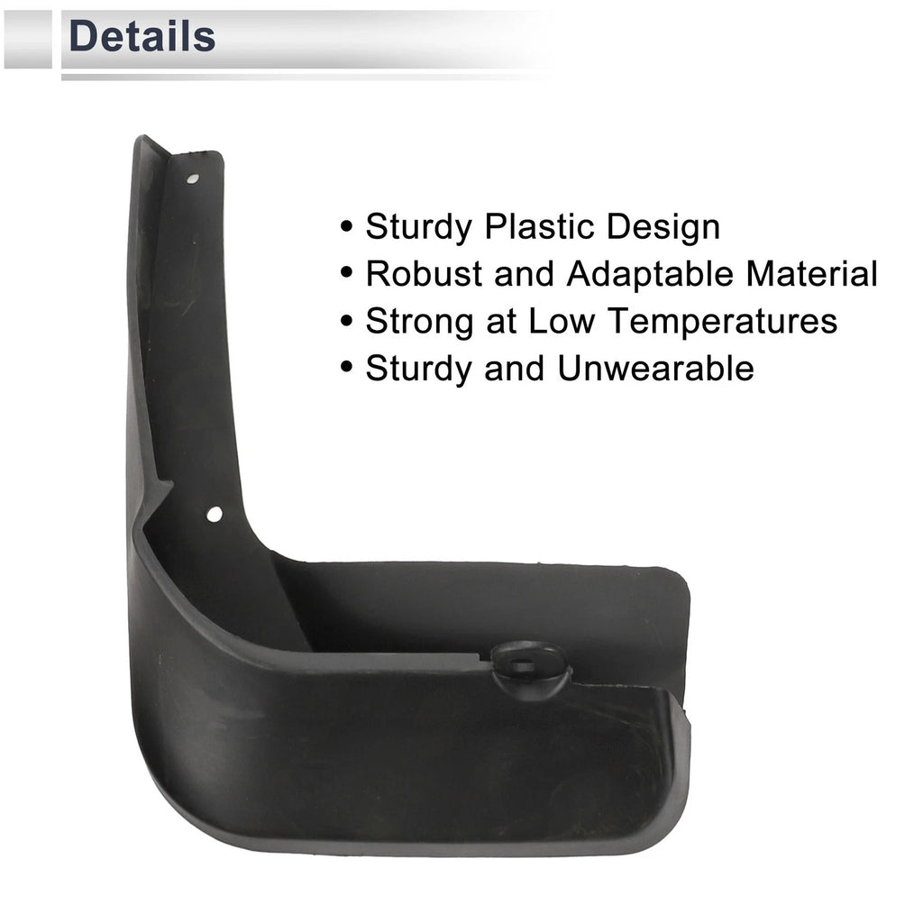 Set of 2 Mud Flaps Splash Guards for Audi A4 (2013–2017)