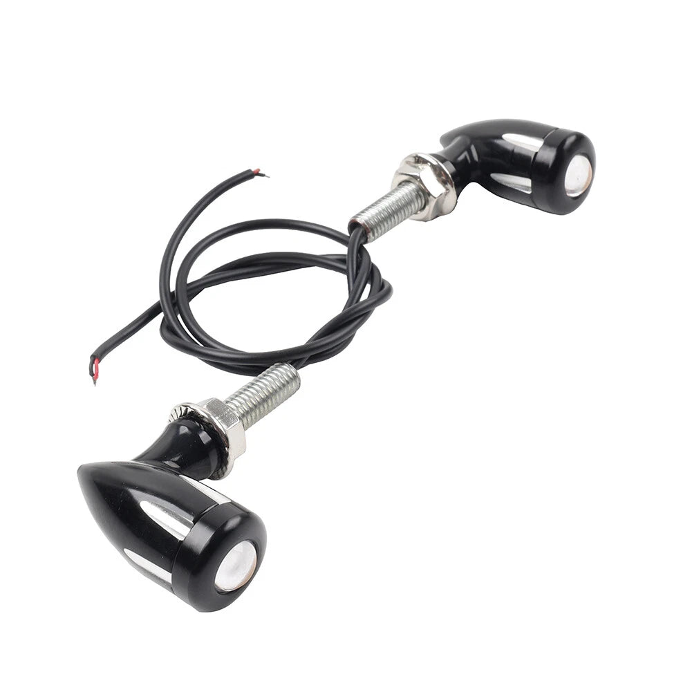 Mini Turn Signal Light Blinker 8mm for Bobber Cafe Racer