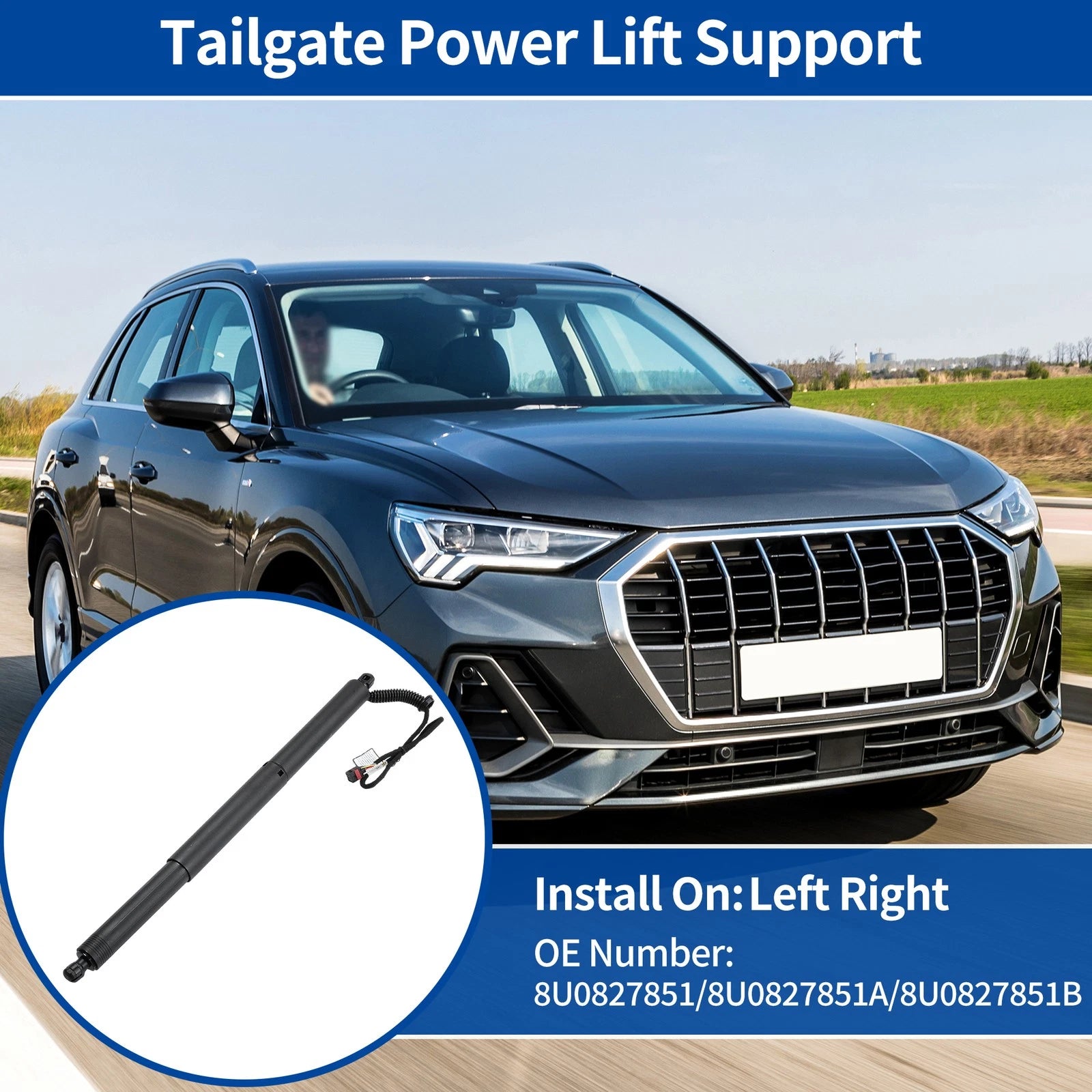 Left Right Tailgate Power Lift Support for Audi Q3 quattro (2015–2019)