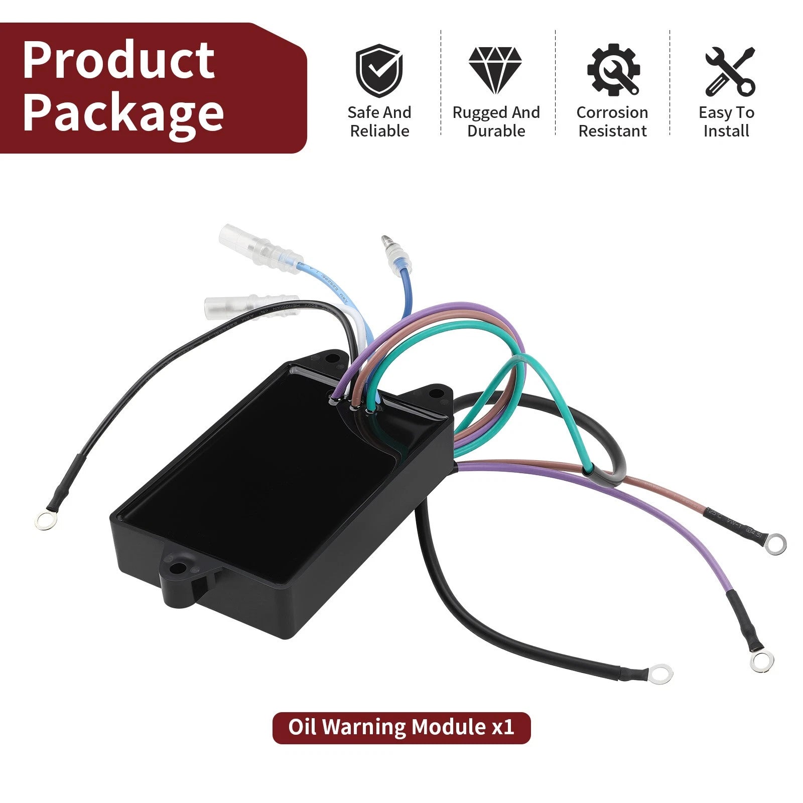Oil Warning Module 41470A26 41470A15 for Mercury Mariner XR-4 XR-6 (1985–1993)