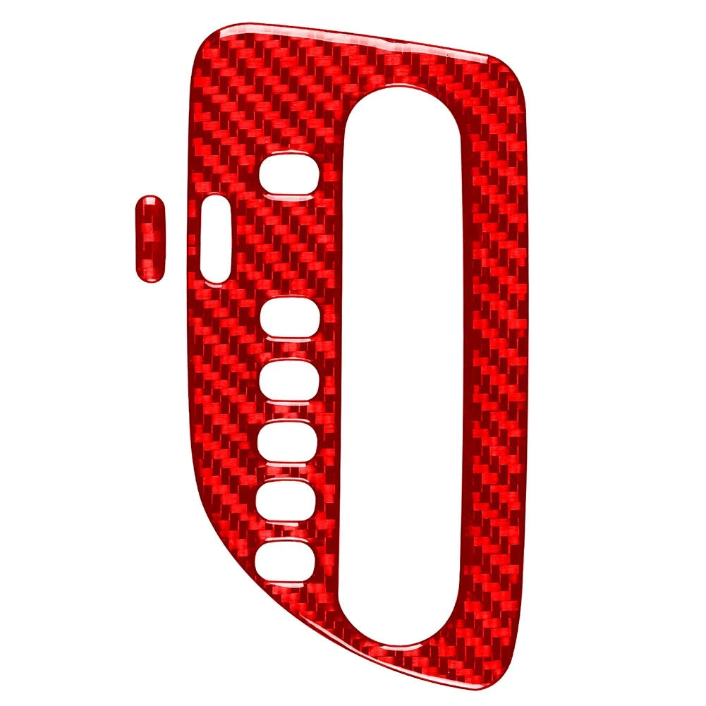 Carbon Fiber Red Interior Control Panel Trim for Honda Odyssey (2005–2010)