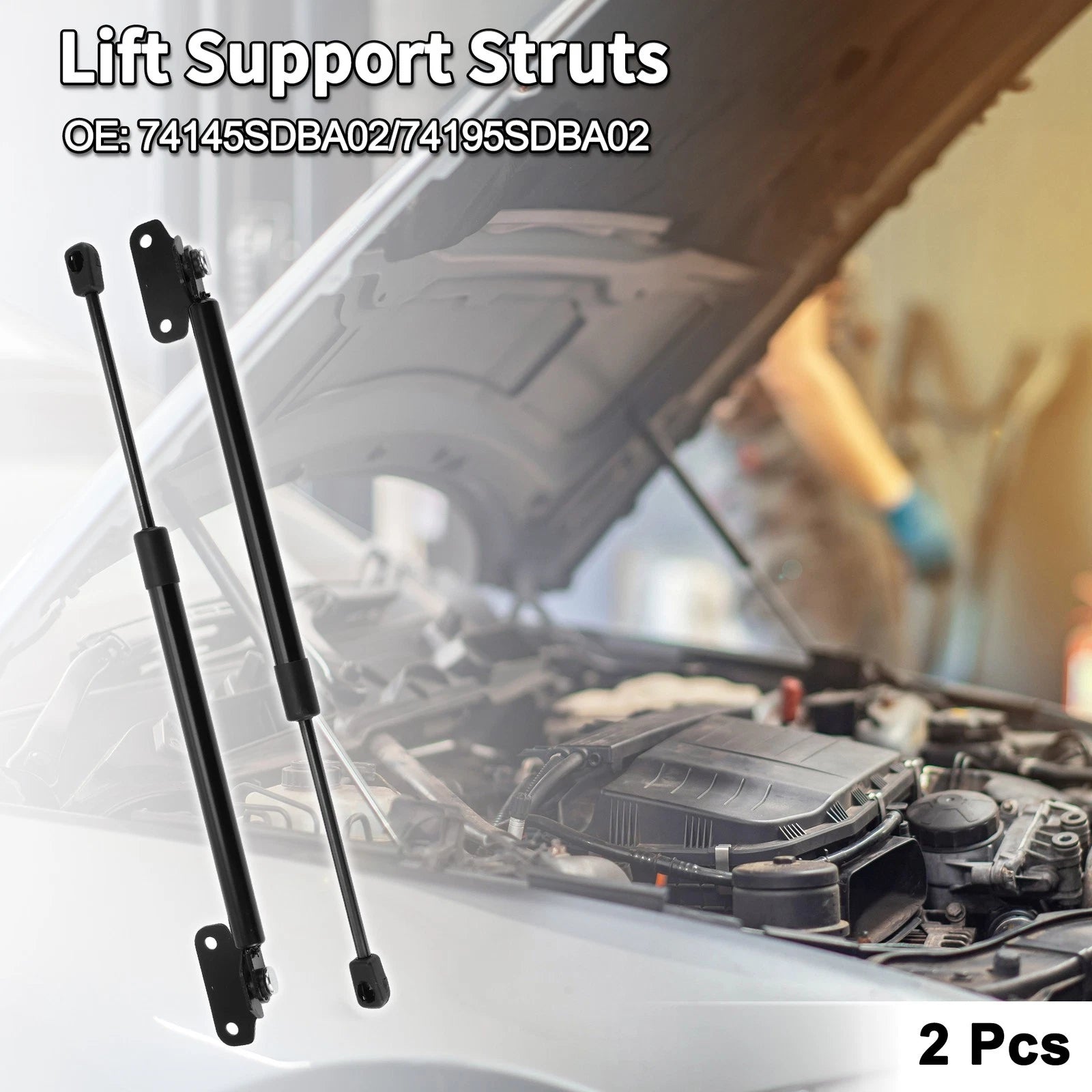 Front Hood Lift Supports Struts Replacement for Honda Accord (2013–2022)