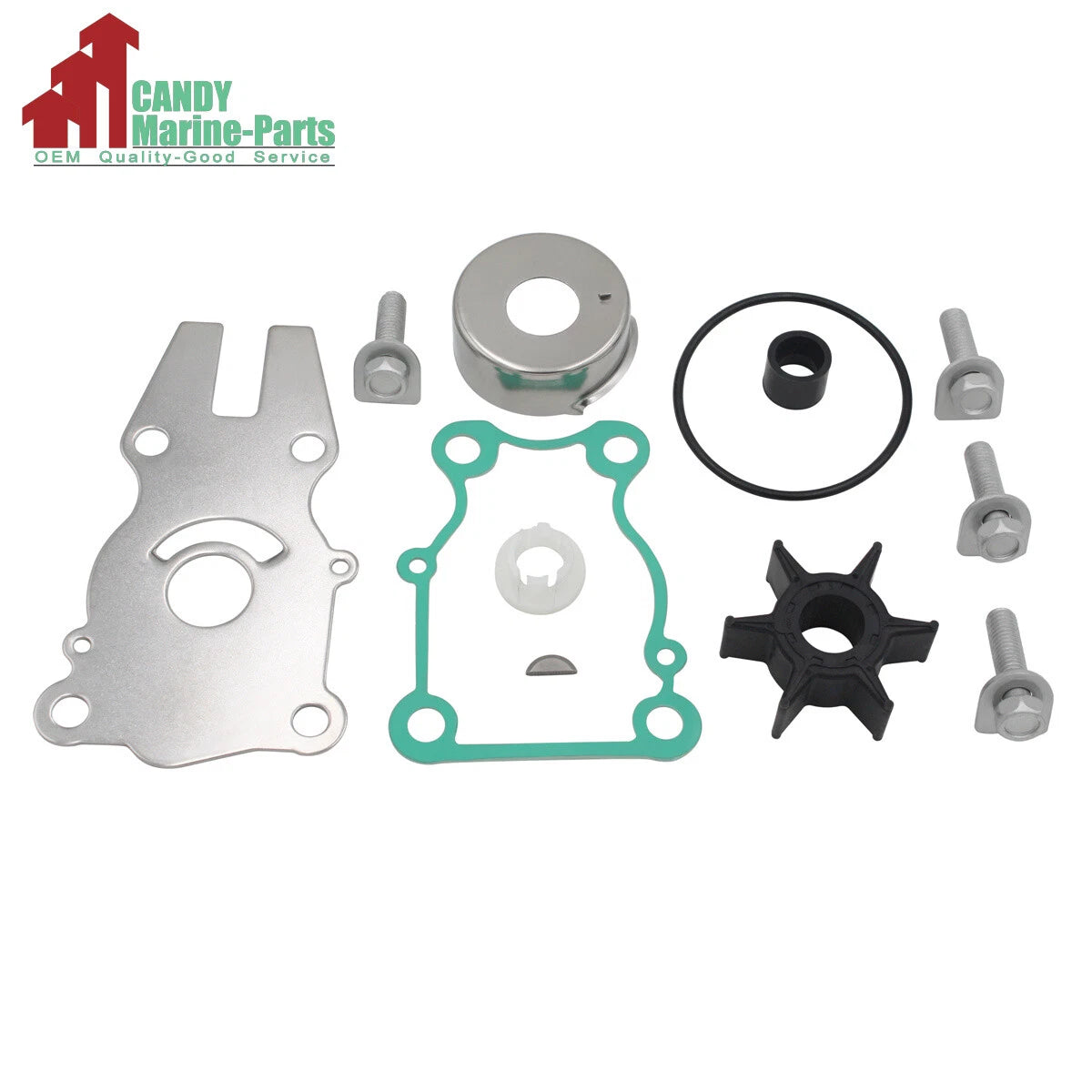 Water Pump Repair Kit for Yamaha Outboard F30 F40 (6BG-W0078-00-00)