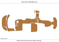 EVA Pads for Chaparral 242 (2003) - Teak Faux Flooring Mat