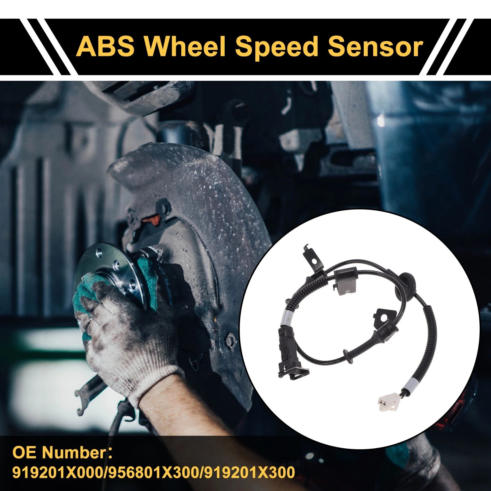 ABS Wheel Speed Sensor No. 919201X000 for Kia Forte (2013–2017) Front Left