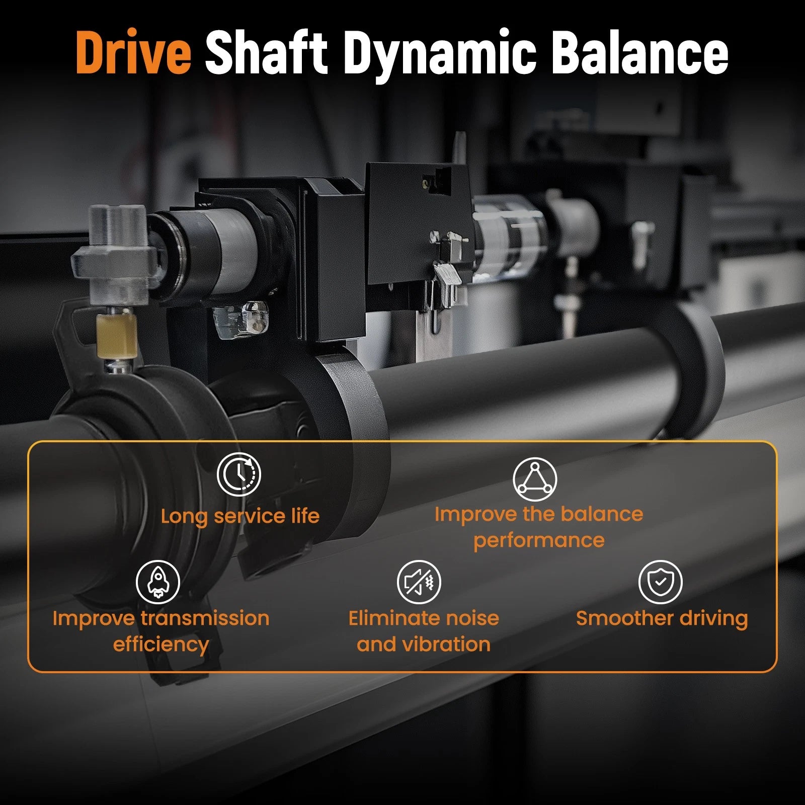 40.75" Front Driveshaft Prop Shaft Assembly for Jeep Wrangler (2003–2006)