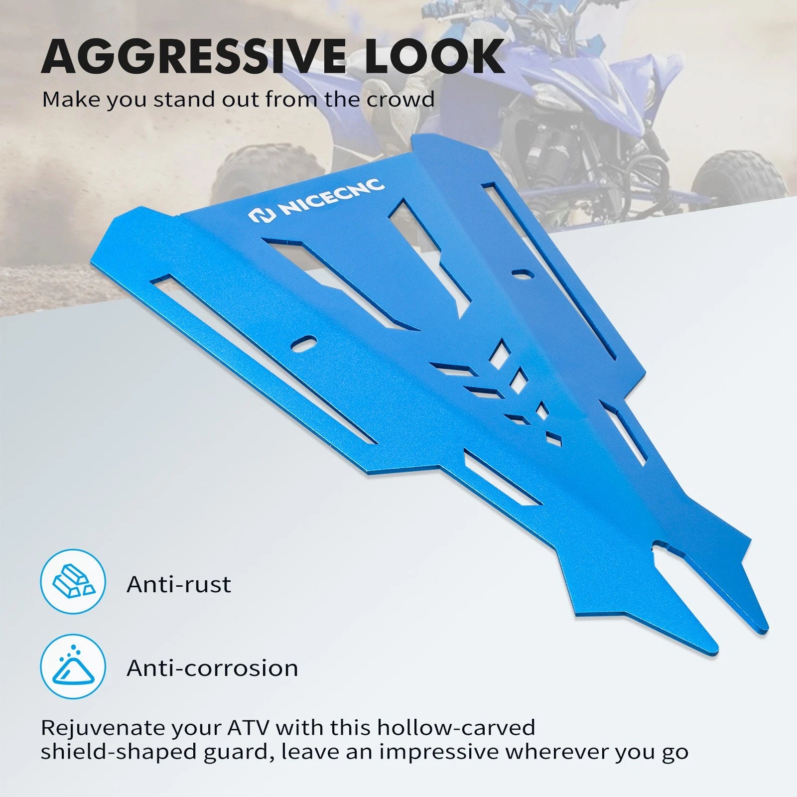 Stabilizer Roost Plate Guard for Yamaha YFZ 450R (2009–Present)