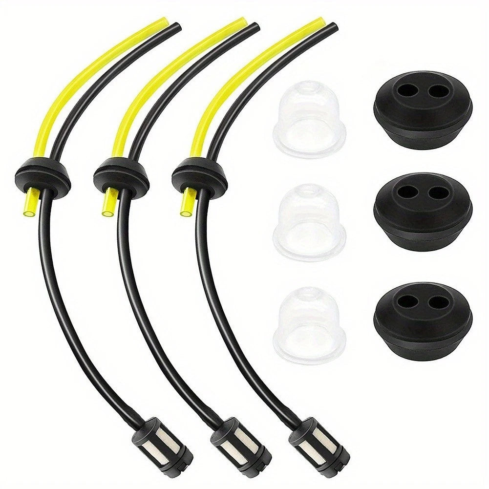 Complete Petrol Filter Kit for Lawn Mowers, Brush Cutters, Chainsaws