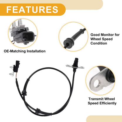 ABS Wheel Speed Sensor No. 479011PA0A for Nissan NV1500 (2012–2019) Rear Left