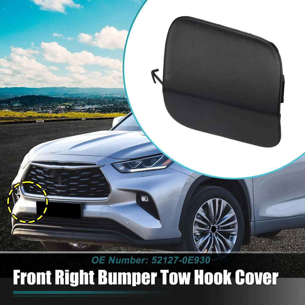Front Right Bumper Tow Hook Cover for Toyota Highlander (2014–2019)