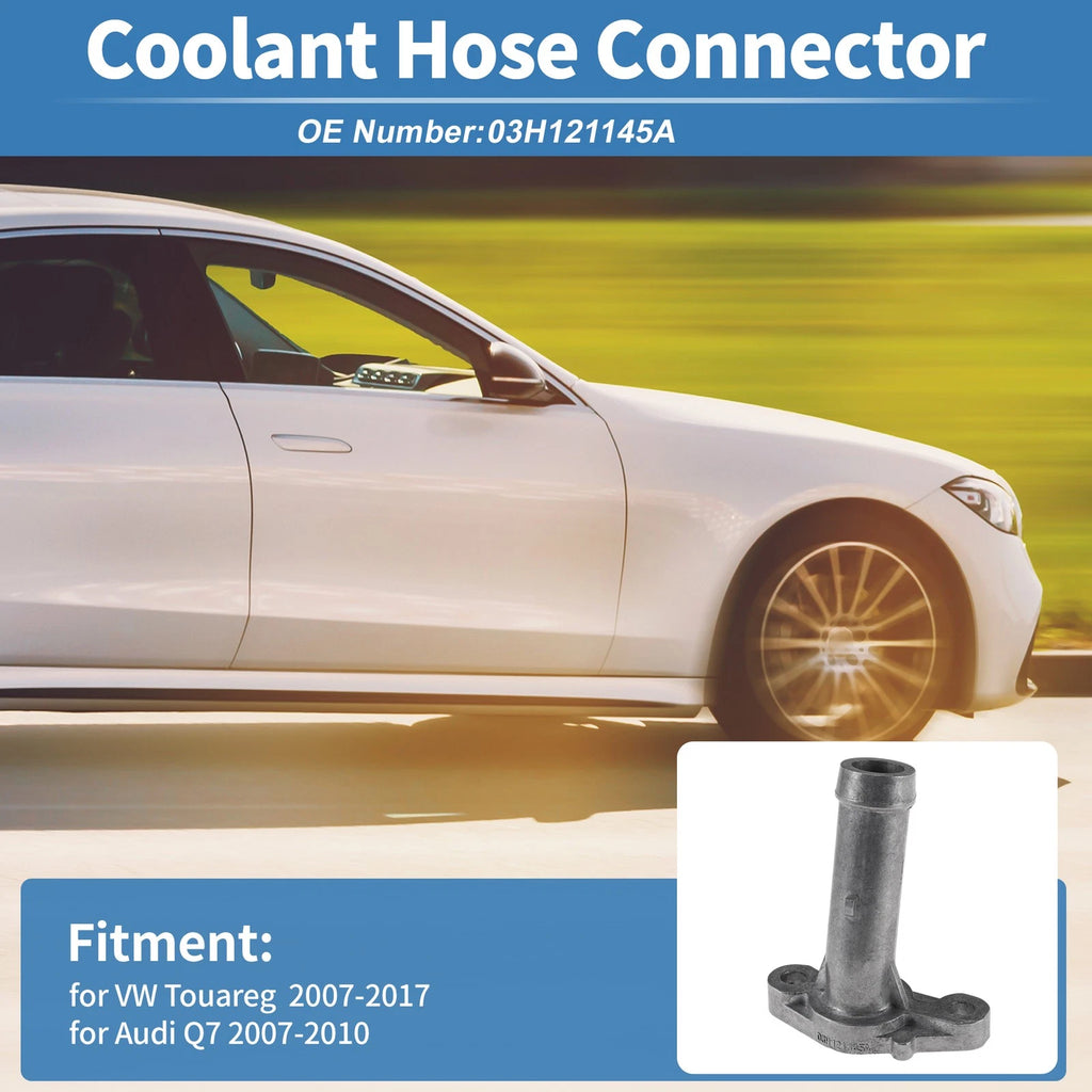 Engine Coolant Hose Connector OEM Replacement for VW Touareg (2007–2017)