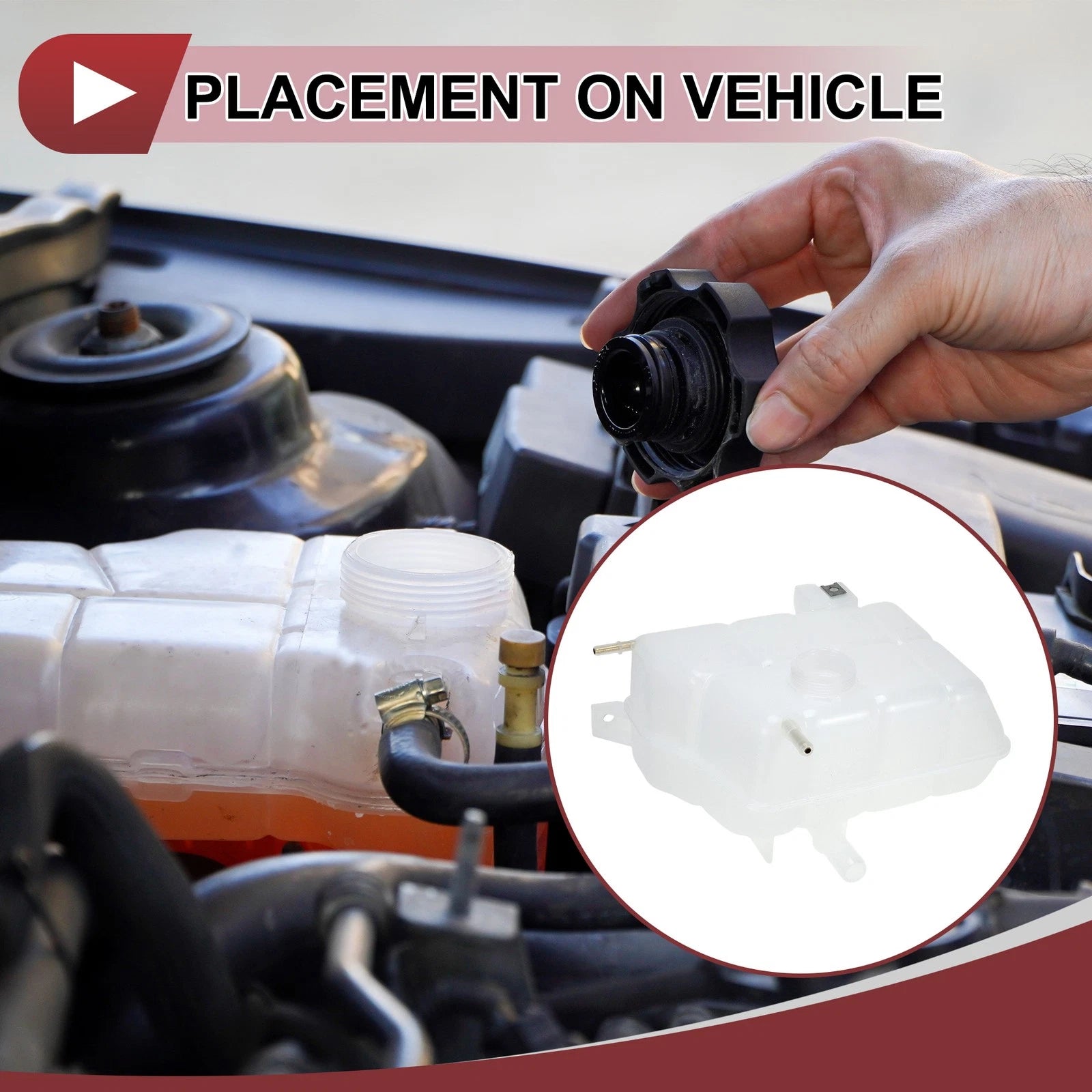 Coolant Overflow Tank Replacement for Ford Ranger (2012–2020)